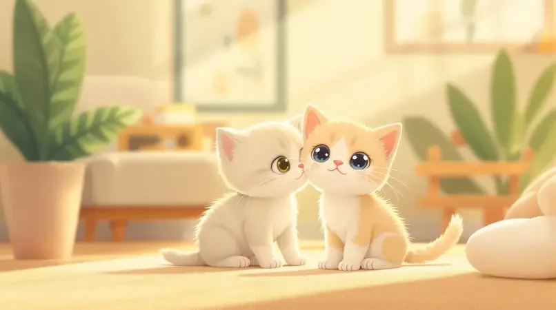 猫咪的第一天回家，奶萌样子太治愈 - 芒果视频