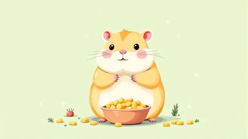 仓鼠囤食物的名场面，腮帮子鼓成球 - 芒果视频